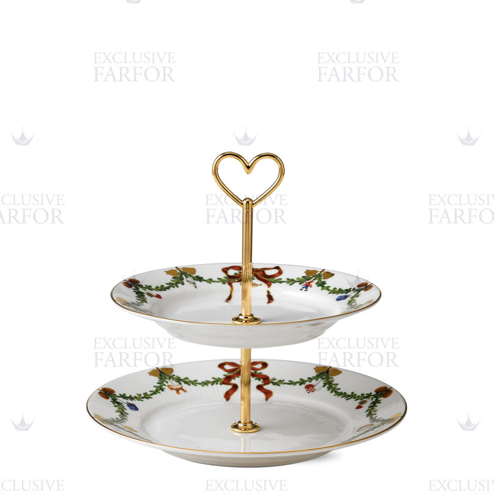 Этажерка 25см коллекции Star Fluted Christmas бренда Royal Copenhagen
