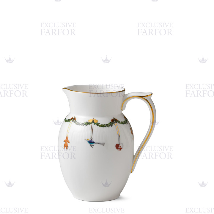 Кувшин 0,9л коллекции Star Fluted Christmas бренда Royal Copenhagen