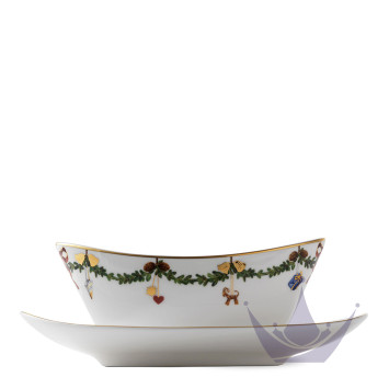Соусник 0,43л коллекции Star Fluted Christmas бренда Royal Copenhagen
