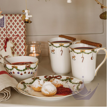 Чаша десертная 0,3л коллекции Star Fluted Christmas бренда Royal Copenhagen