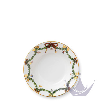 Тарелка глубокая 17см коллекции Star Fluted Christmas бренда Royal Copenhagen