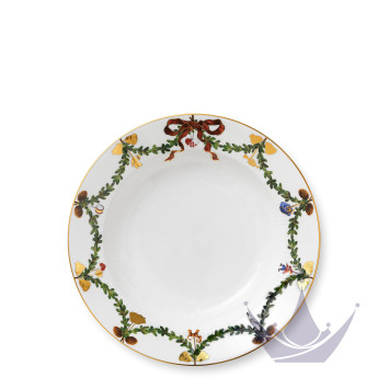 Тарелка глубокая 24см коллекции Star Fluted Christmas бренда Royal Copenhagen