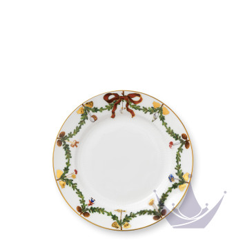 Тарелка десертная 19см коллекции Star Fluted Christmas бренда Royal Copenhagen