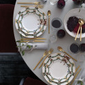 Тарелка закусочная 22см коллекции Star Fluted Christmas бренда Royal Copenhagen