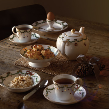 Подставка для яиц 6см, 2шт. коллекции Star Fluted Christmas бренда Royal Copenhagen