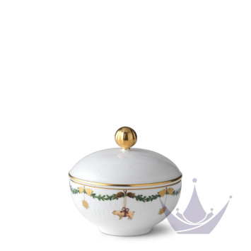 Сахарница 8см коллекции Star Fluted Christmas бренда Royal Copenhagen