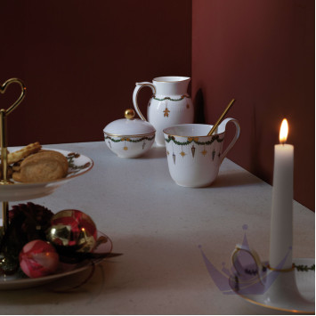 Сахарница 8см коллекции Star Fluted Christmas бренда Royal Copenhagen