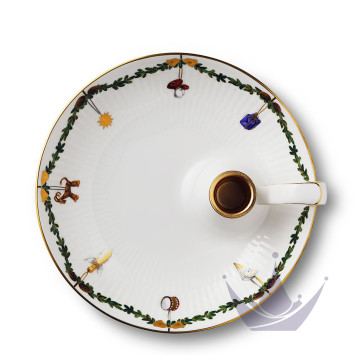Подсвечник 17,5см коллекции Star Fluted Christmas бренда Royal Copenhagen