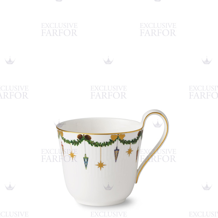 Кружка 0,33л коллекции Star Fluted Christmas бренда Royal Copenhagen