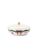 Чаша с крышкой 21см коллекции Star Fluted Christmas бренда Royal Copenhagen