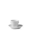 Чашка эспрессо с блюдцем 0,09л коллекции White Elements бренда Royal Copenhagen