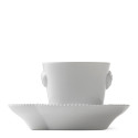 Чашка эспрессо с блюдцем 0,09л коллекции White Elements бренда Royal Copenhagen