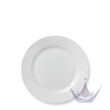 Тарелка закусочная 22см коллекции White Elements бренда Royal Copenhagen