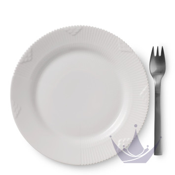 Тарелка десертная 19см коллекции White Elements бренда Royal Copenhagen