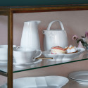 Чашка с блюдцем 0,26л коллекции White Elements бренда Royal Copenhagen