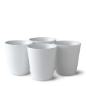 Стакан 0,29л, 4шт. коллекции White Fluted бренда Royal Copenhagen