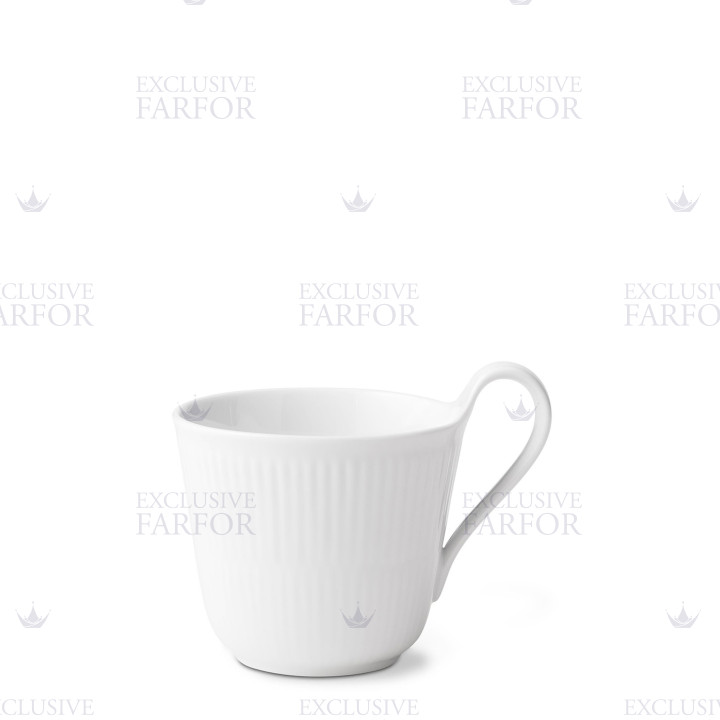 Кружка 0,33л коллекции White Fluted бренда Royal Copenhagen