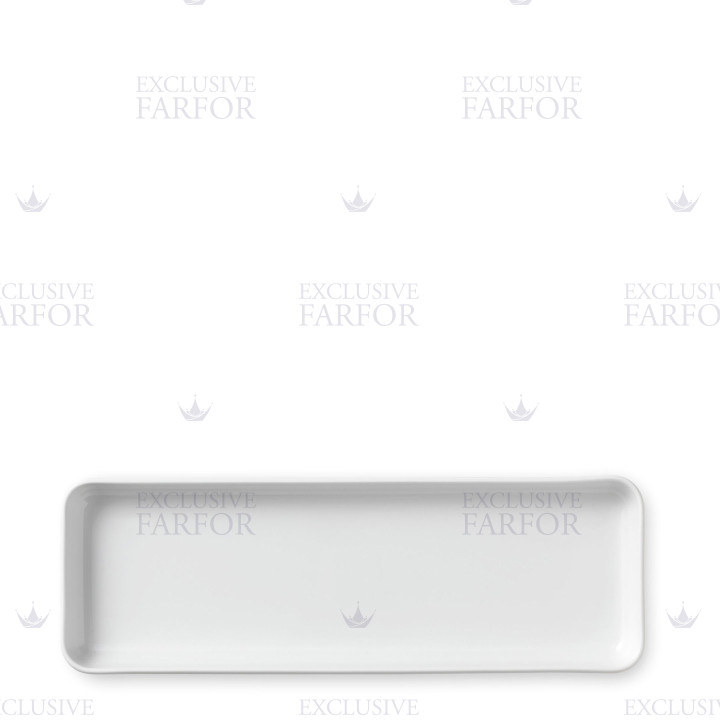 Блюдо прямоугольное 36х12см коллекции White Fluted бренда Royal Copenhagen
