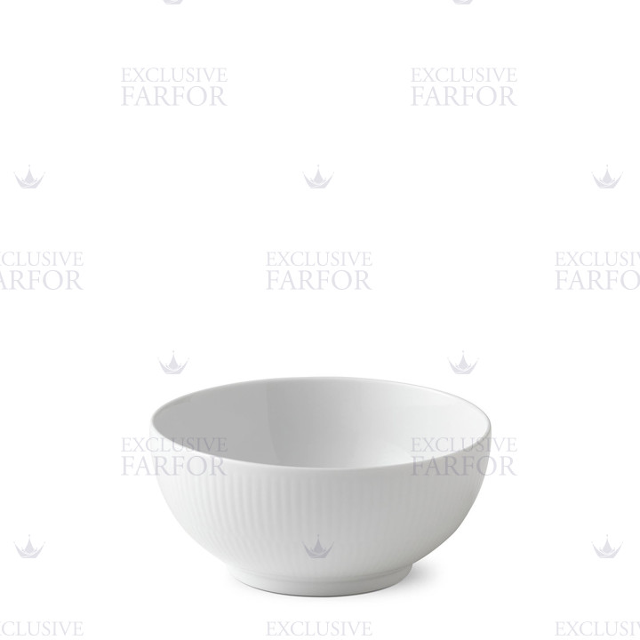 Чаша 0,73л коллекции White Fluted бренда Royal Copenhagen