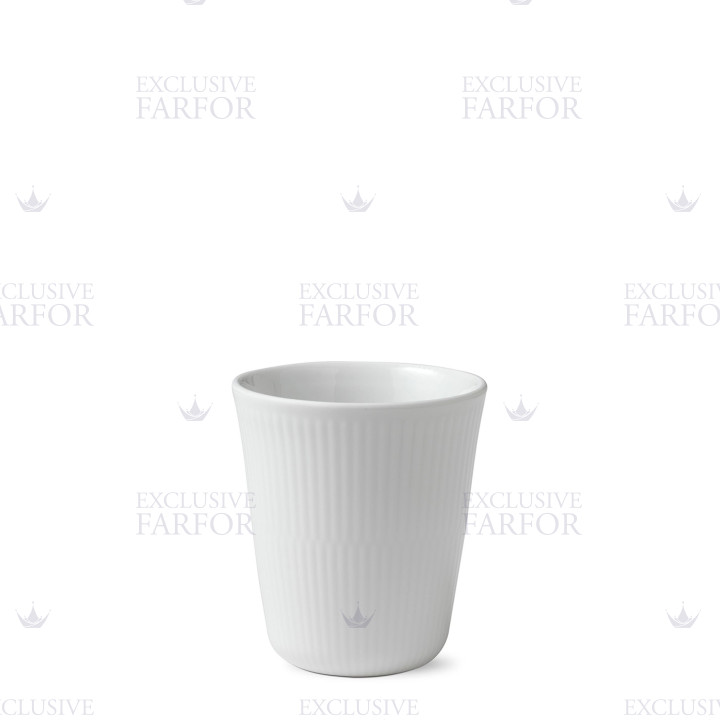 Стакан 0,29л коллекции White Fluted бренда Royal Copenhagen