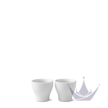 Подставка для яиц 5см, 2шт. коллекции White Fluted бренда Royal Copenhagen