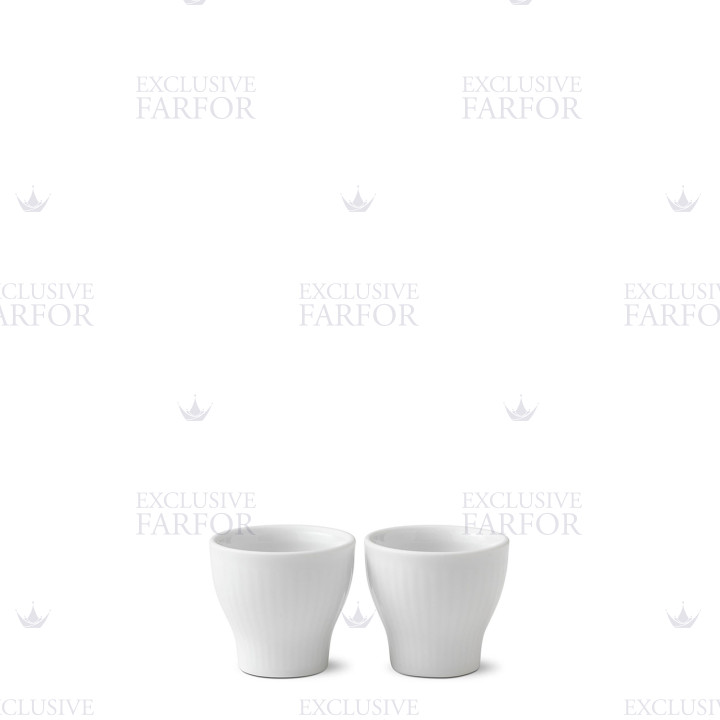 Подставка для яиц 5см, 2шт. коллекции White Fluted бренда Royal Copenhagen
