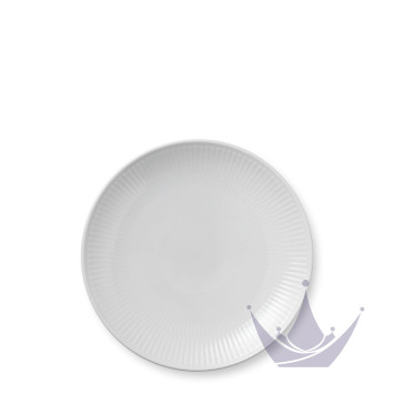 Тарелка десертная 19см коллекции White Fluted бренда Royal Copenhagen