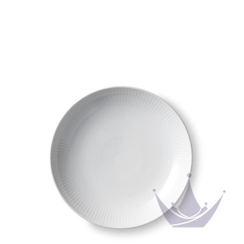 Тарелка 20см коллекции White Fluted бренда Royal Copenhagen