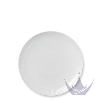 Тарелка закусочная 23см коллекции White Fluted бренда Royal Copenhagen