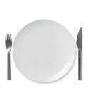 Тарелка закусочная 23см коллекции White Fluted бренда Royal Copenhagen