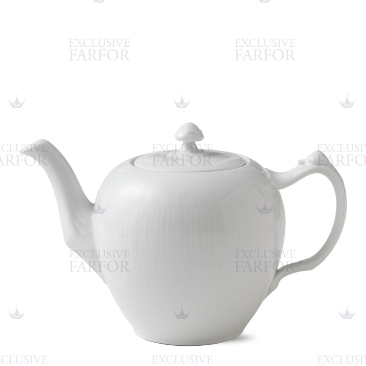 Чайник 1л коллекции White Fluted бренда Royal Copenhagen