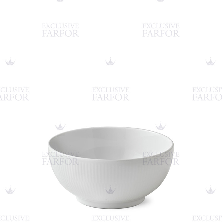 Чаша бульонная 1,1л коллекции White Fluted бренда Royal Copenhagen