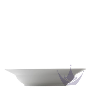 Тарелка глубокая 21см коллекции White Fluted бренда Royal Copenhagen