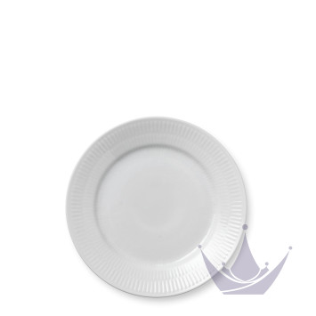 Тарелка десертная 19см коллекции White Fluted бренда Royal Copenhagen