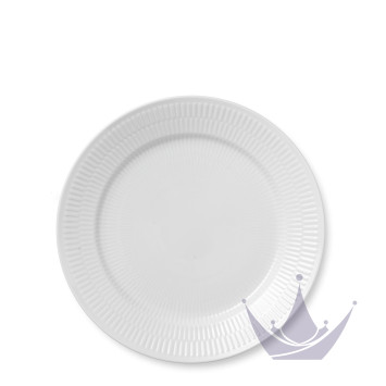 Тарелка главная 27см коллекции White Fluted бренда Royal Copenhagen