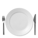 Тарелка главная 27см коллекции White Fluted бренда Royal Copenhagen