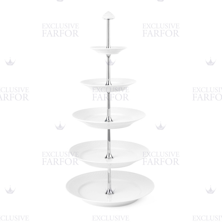 Этажерка 59см коллекции White Fluted бренда Royal Copenhagen