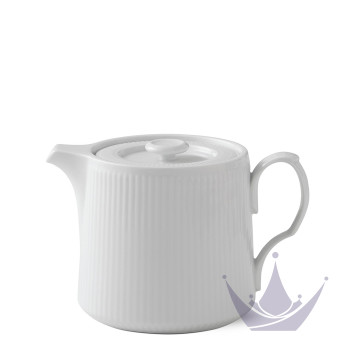 Чайник 0,75л коллекции White Fluted бренда Royal Copenhagen