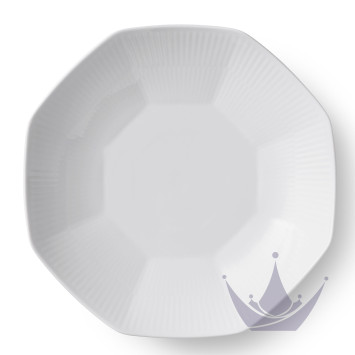 Салатник 25см коллекции White Fluted бренда Royal Copenhagen