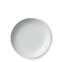 Тарелка 25см коллекции White Fluted бренда Royal Copenhagen