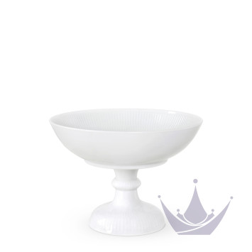 Чаша на ножке 21см коллекции White Fluted бренда Royal Copenhagen