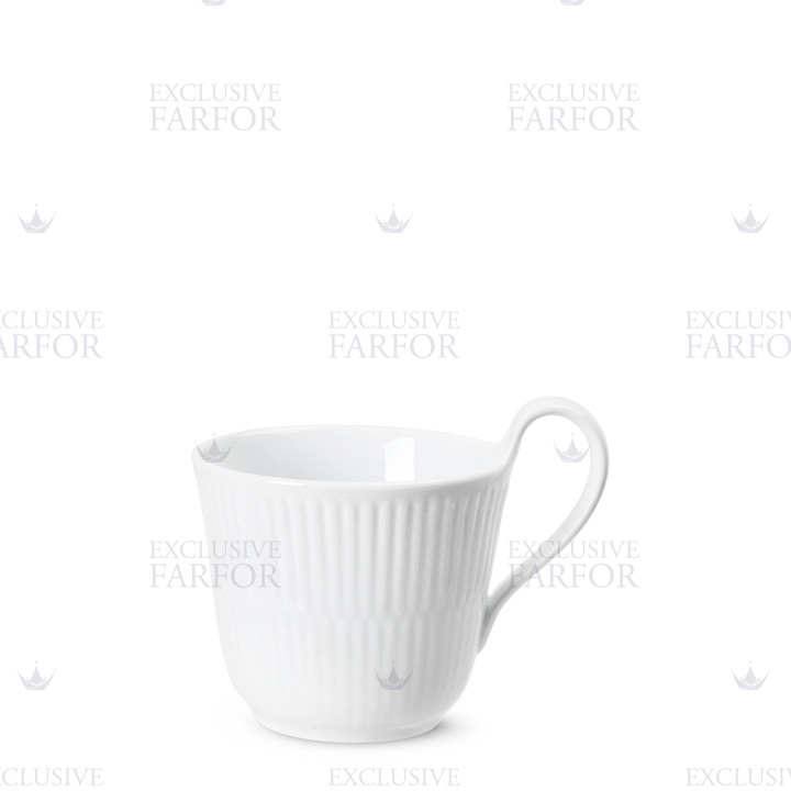 Кружка 0,25л коллекции White Fluted бренда Royal Copenhagen
