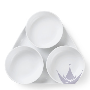 Набор из 4 предметов коллекции White Fluted бренда Royal Copenhagen