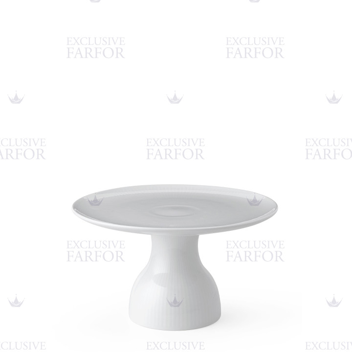 Блюдо на ножке 20см коллекции White Fluted бренда Royal Copenhagen