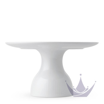 Блюдо на ножке 20см коллекции White Fluted бренда Royal Copenhagen