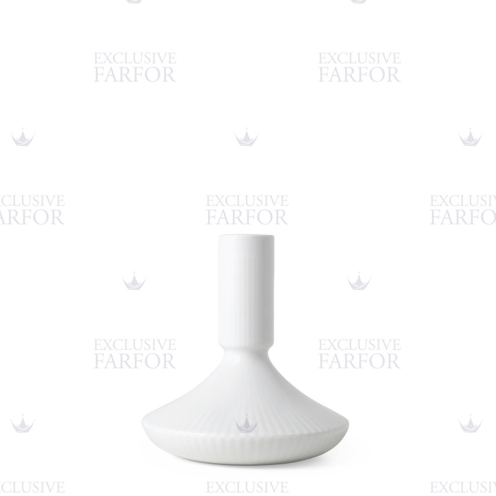 Подсвечник 12см коллекции White Fluted бренда Royal Copenhagen