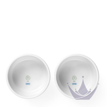 Форма для суфле 9см, 2шт. коллекции White Fluted бренда Royal Copenhagen