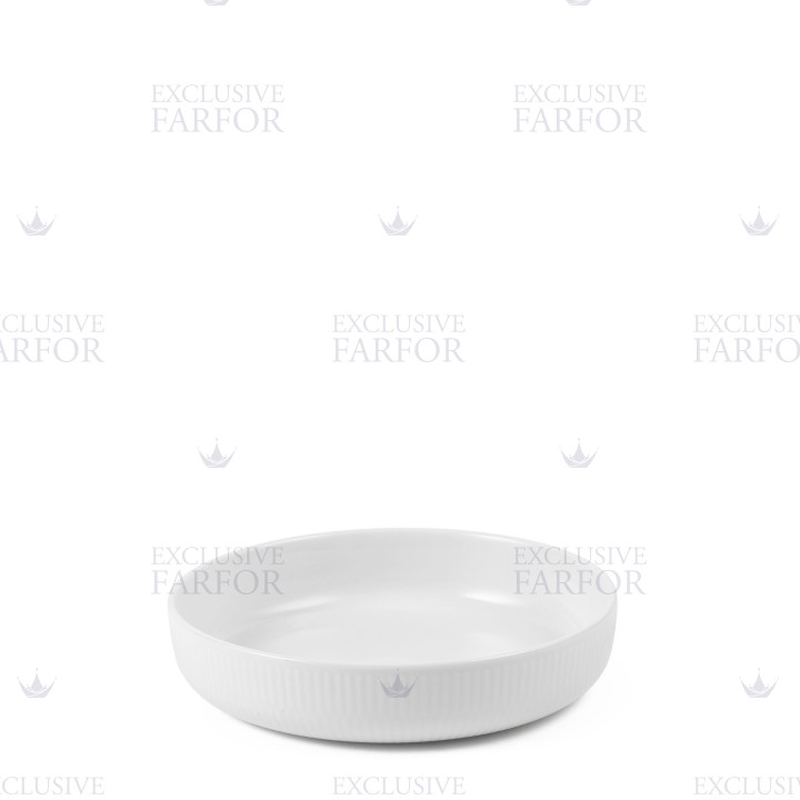Форма для выпекания 18см коллекции White Fluted бренда Royal Copenhagen