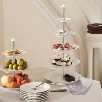 Этажерка 35см коллекции White Fluted бренда Royal Copenhagen