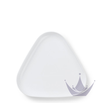 Блюдо треугольное 23см коллекции White Fluted бренда Royal Copenhagen